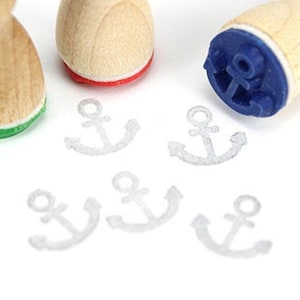 Stemplino Mini Stempel Anker Boot Schiff segeln Reise Marine Meer