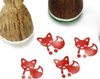 Stemplino Mini Stamp - Freddy Fox - Mini Stamp Christmas craft diary journal cards forest animals zoo foxes little foxes
