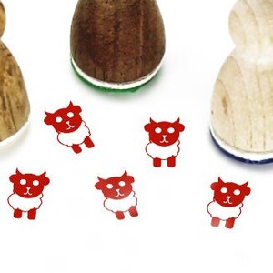 Mini francobollo Stemplino capra Siegbert, serie 6