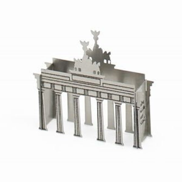 Stainless Steel Greeting Card - Brandenburg Gate