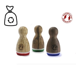 Stemplino Ministempel - Müllsack - Holzstempel Tagebuch Planer Bullet Journal Ausmisten Declutter Entsorgen Recycling Tracker