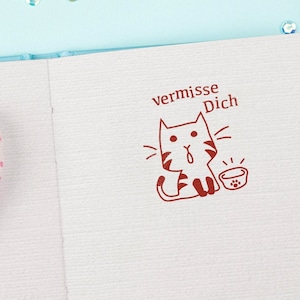 Stemplino L Stamp - Miss You Cat Pets