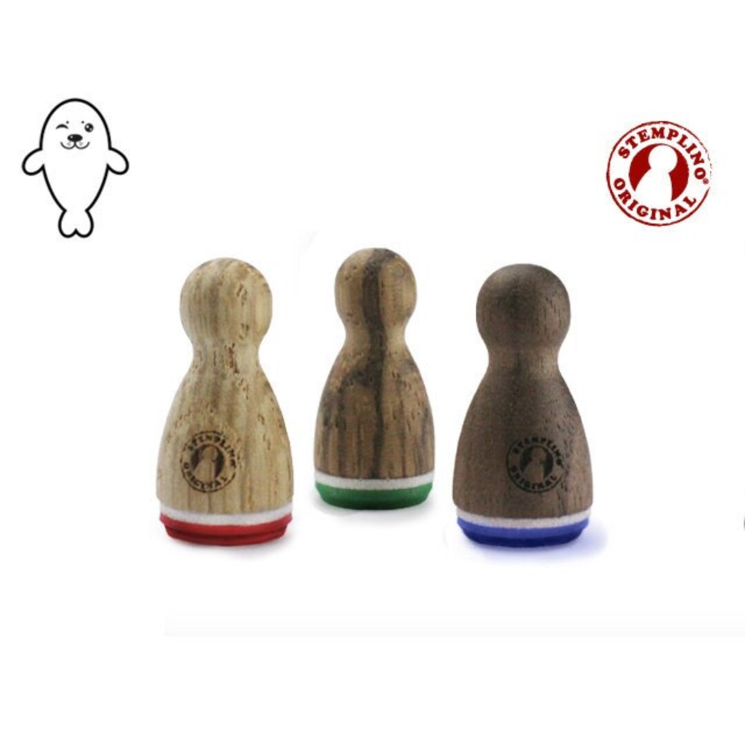 Stemplino Mini Tampon Flocon – Bois FSC – Motif 10-11 Mm – Fabrication Allemande – Idéal Pour Bricolage