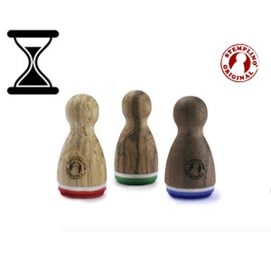 Mini clessidra con francobollo