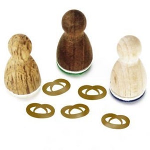 Stemplino Mini Stamp - Pretzel - Timbro in legno per Diary Planner Bullet Journal Planner Stamping Oktoberfest Cibo tedesco