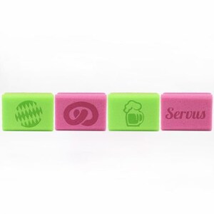 City Sponge Bavaria Set of 4 : Pink/Pink image 1