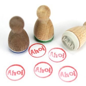 Stempel Ahoi - Motivstempel - Maritim - See - Meer