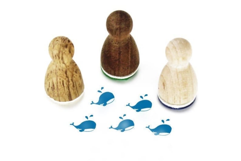 Tampons Cling Le chant des baleines - 3 pcs