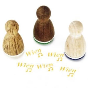 Stemplino® Holzstempel Ministempel® Stempel Wien - Mini