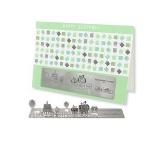 Skulpo® Edelstahl-Grußkarte Geburtstag I Klappkarten 3D Pop-up Karte Miniatur Geschenk Mini Skulptur Bild 2