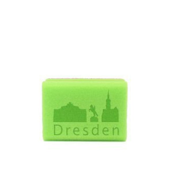 Cityschwamm - Skyline Dresden : Grün