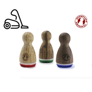 Stemplino Mini Timbro Aspirapolvere - Mini Timbro in Legno con Motivo Timbro per la Pulizia della Casa