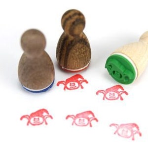 Stempel Zwerg - Motivstempel - Märchen - Garten
