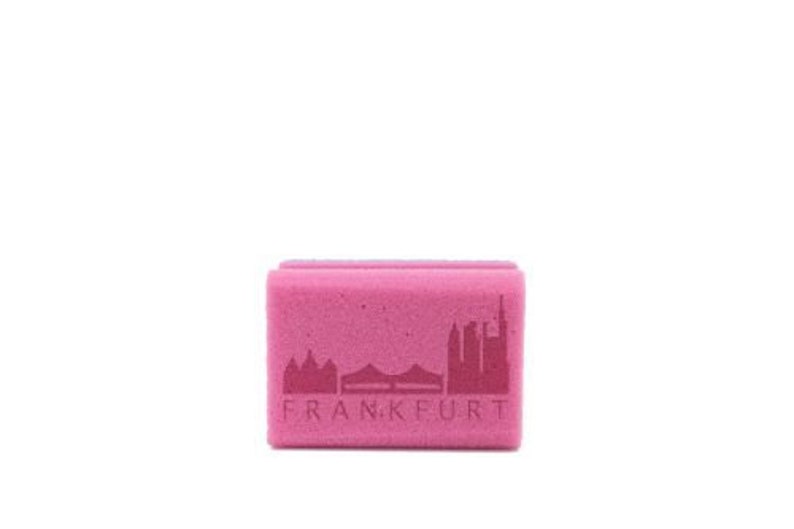 City Sponge Frankfurt Skyline : Pink image 1
