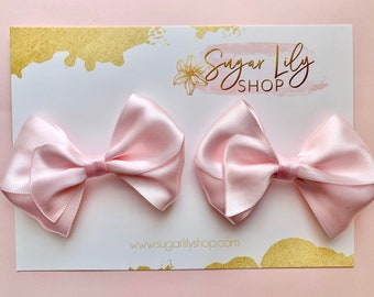 1 METRE CREAM PINK BALLERINA BALLET RIBBON SIZE INCH BOWS HEADBANDS CAKE
