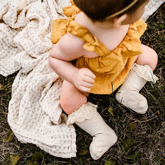 Taille Bebe Et Tout Petit Chaussettes Hautes En Dentelle De Etsy Canada
