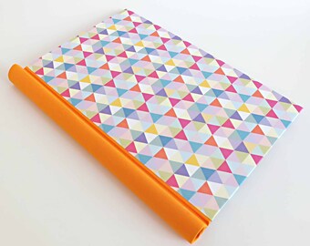 Clip folder “Festival of Colors” Din A4 with linen back