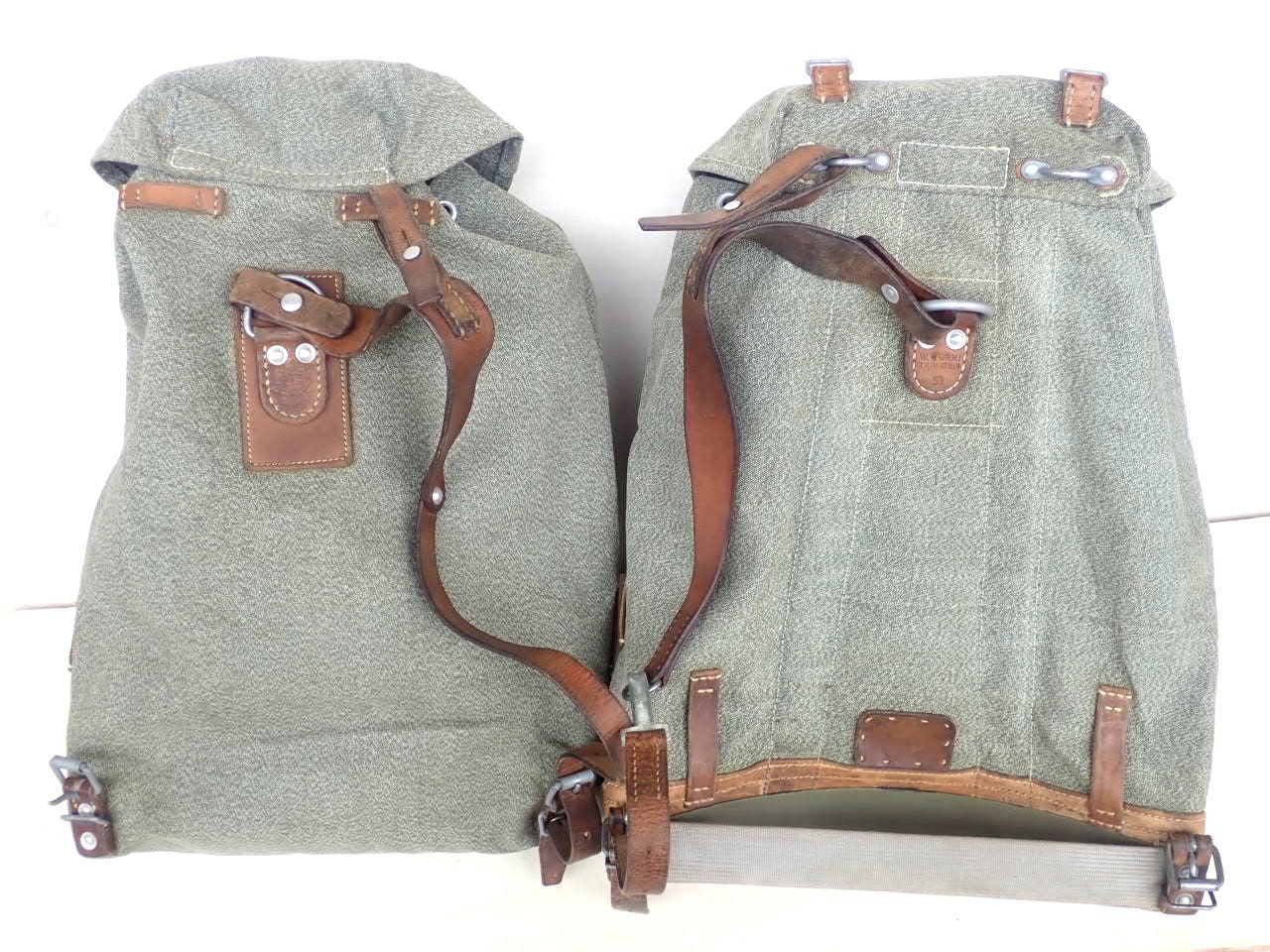 1953 Swiss Army Backpack Vintage Backpack Citybag Salt