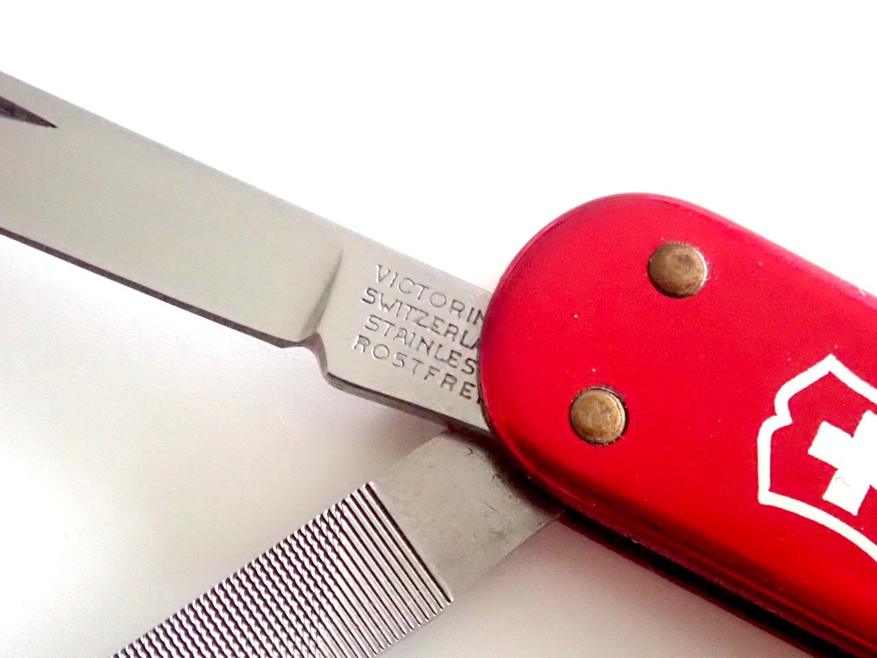 Vintage Victorinox Alox Knife Victoria Ambassador Steel Alloy Switzerland Swiss Army Tool Etsy Canada