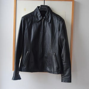 Grunge Leather Jacket - Etsy