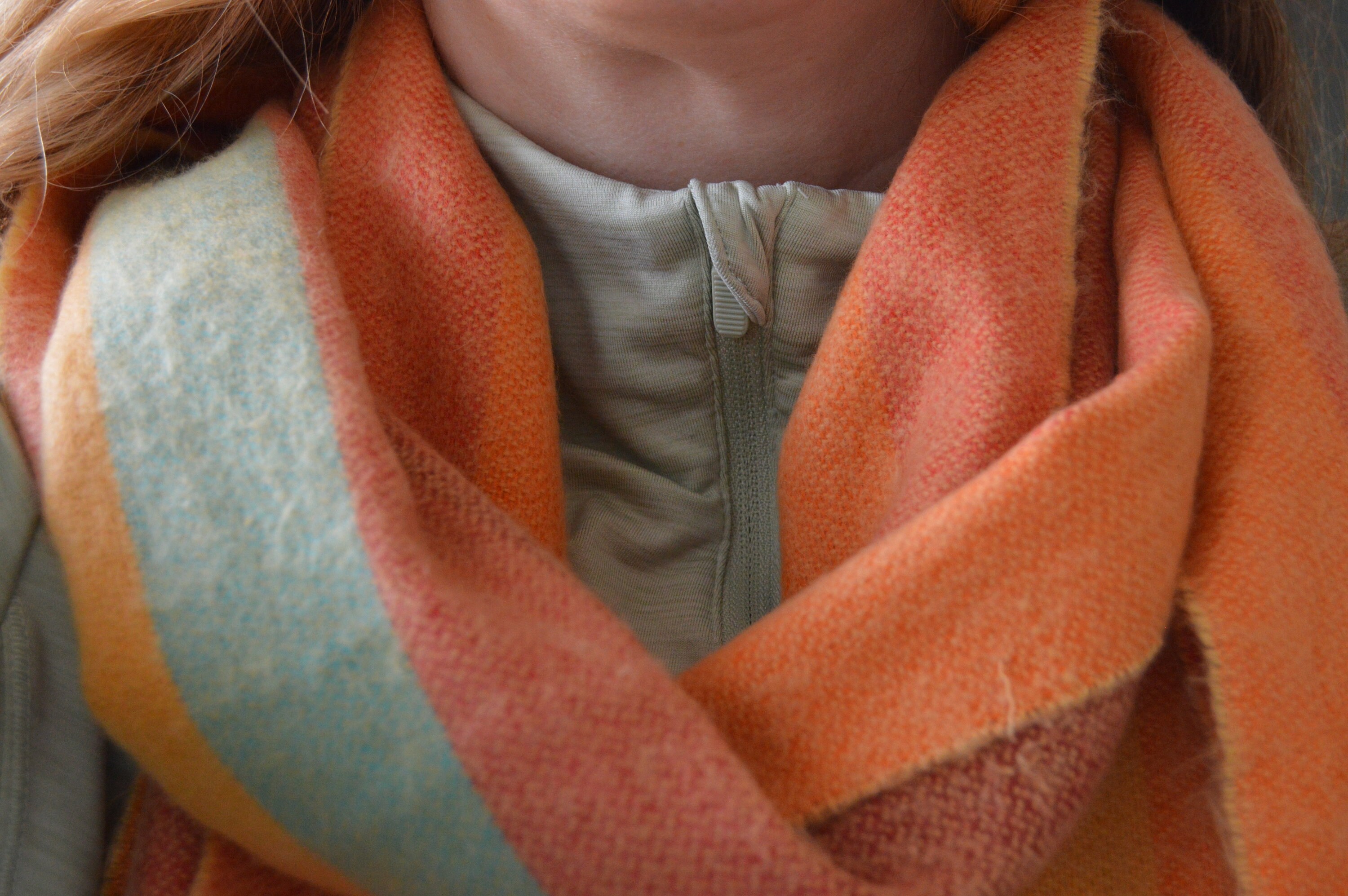 Multicolored Vintage 1990s Rainbow Scarf - Etsy