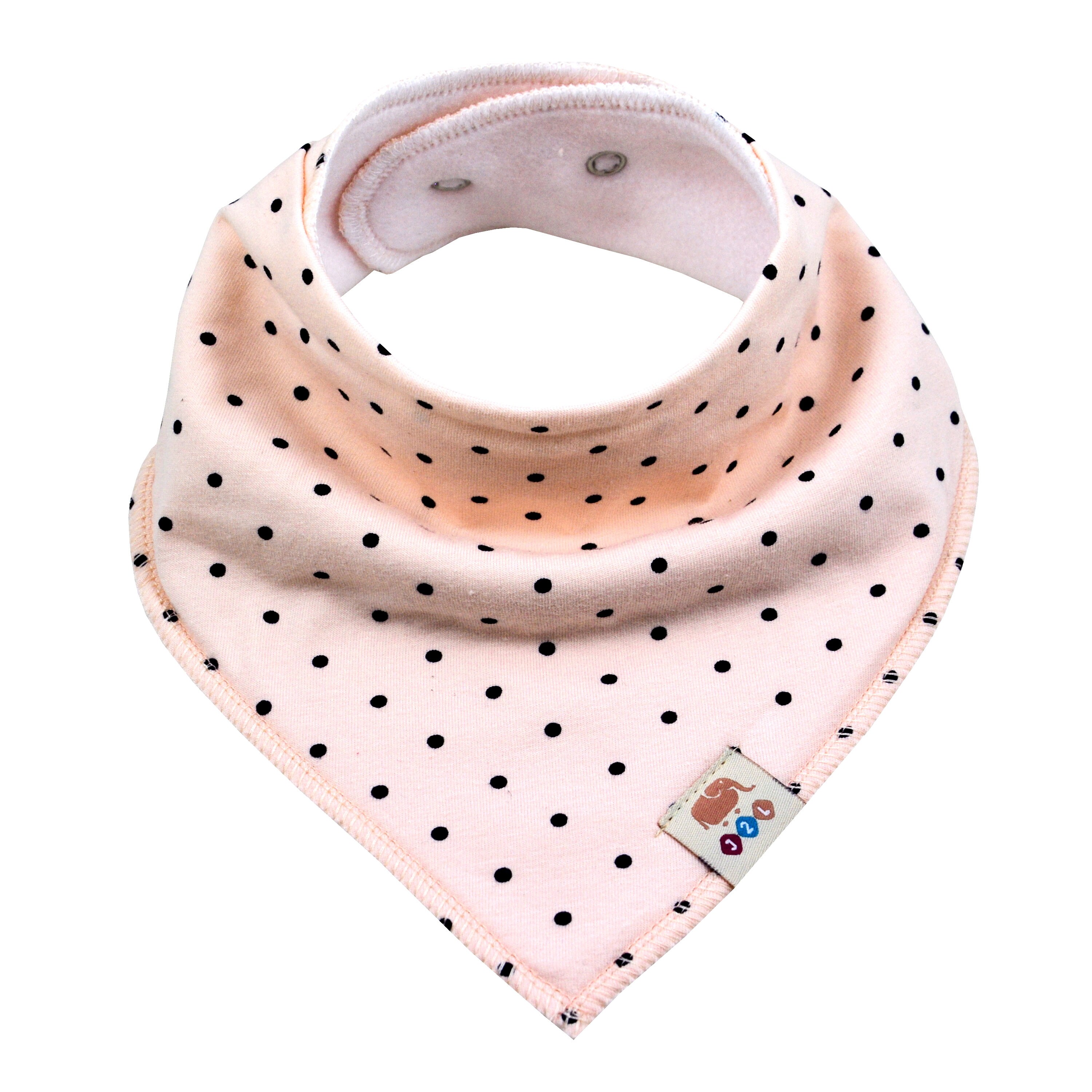 Bavoirs Bébé Lot De 4 - Triangulaires Coton - Réglables 3 Tailles - Unisexe 1-36 Mois