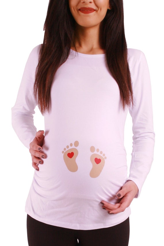 BabyfuBe Umstand Shirt Schwangerschaft Geschenk witzige Mutterschaft Kleidung Preganacy Shirt Umstandsmode Damen Langarm Etsy