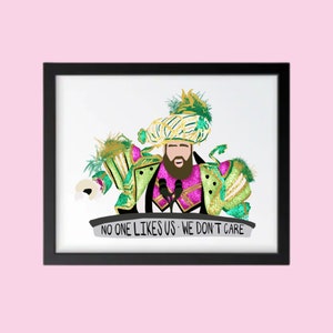 Jason Kelce • No One Likes Us • Mummer’s Print