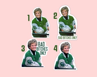 Princess Diana Eagles Sticker