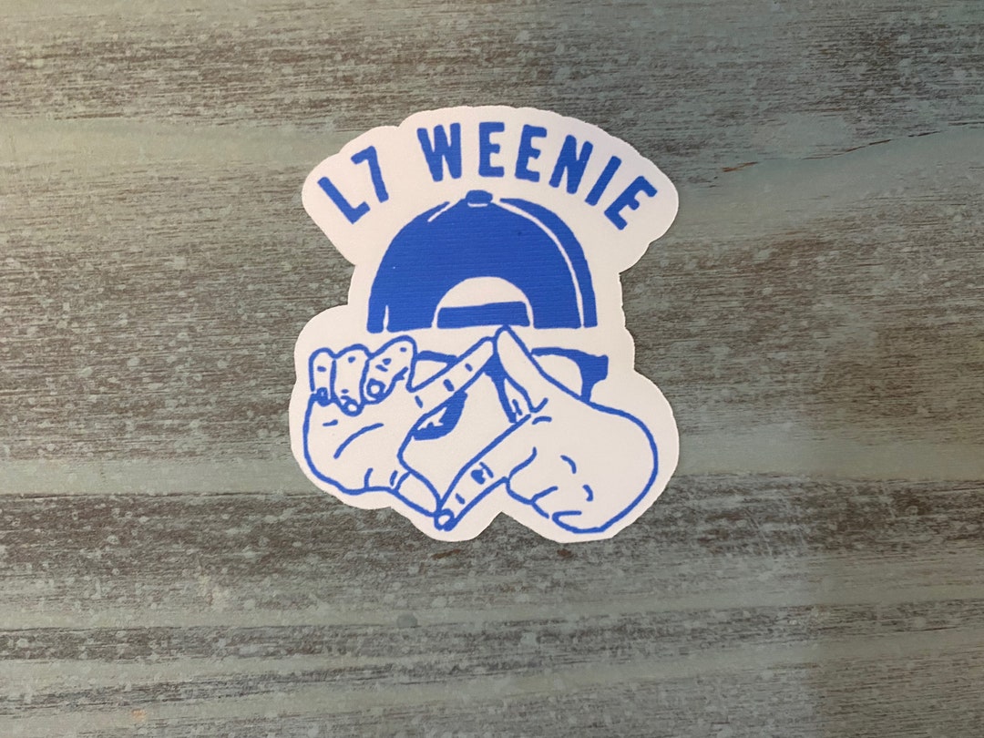 L7 Weenie Sticker Etsy