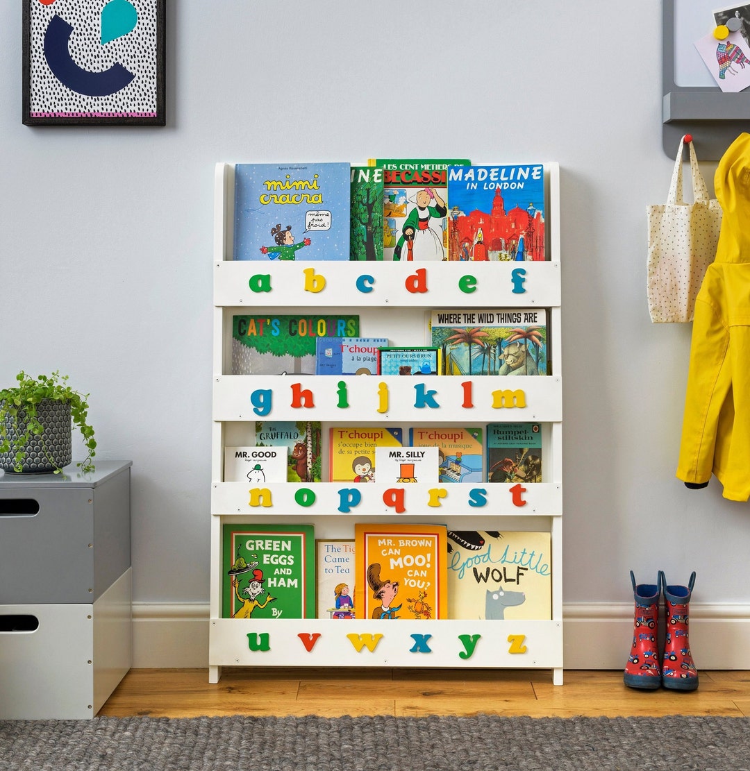 Front　Etsy　Montessori　Bookcase　Facing　Books®　Tidy　Bookshelf　Kids　日本