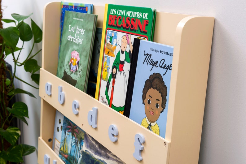 Tidy Books® Kids Bookshelf Alphabet Bookcase the Original Etsy