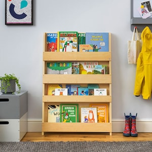 Tidy Books Childrens Bookcase - Montessori Bookshelf - The Original - Nursery Bookshelf - Eco-Friendly - Wood - Bookshelf for Kids