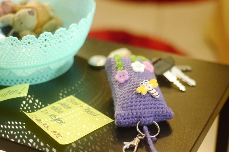 Small Keyring with Shopping Bag and Shopping Cart chip for Bag