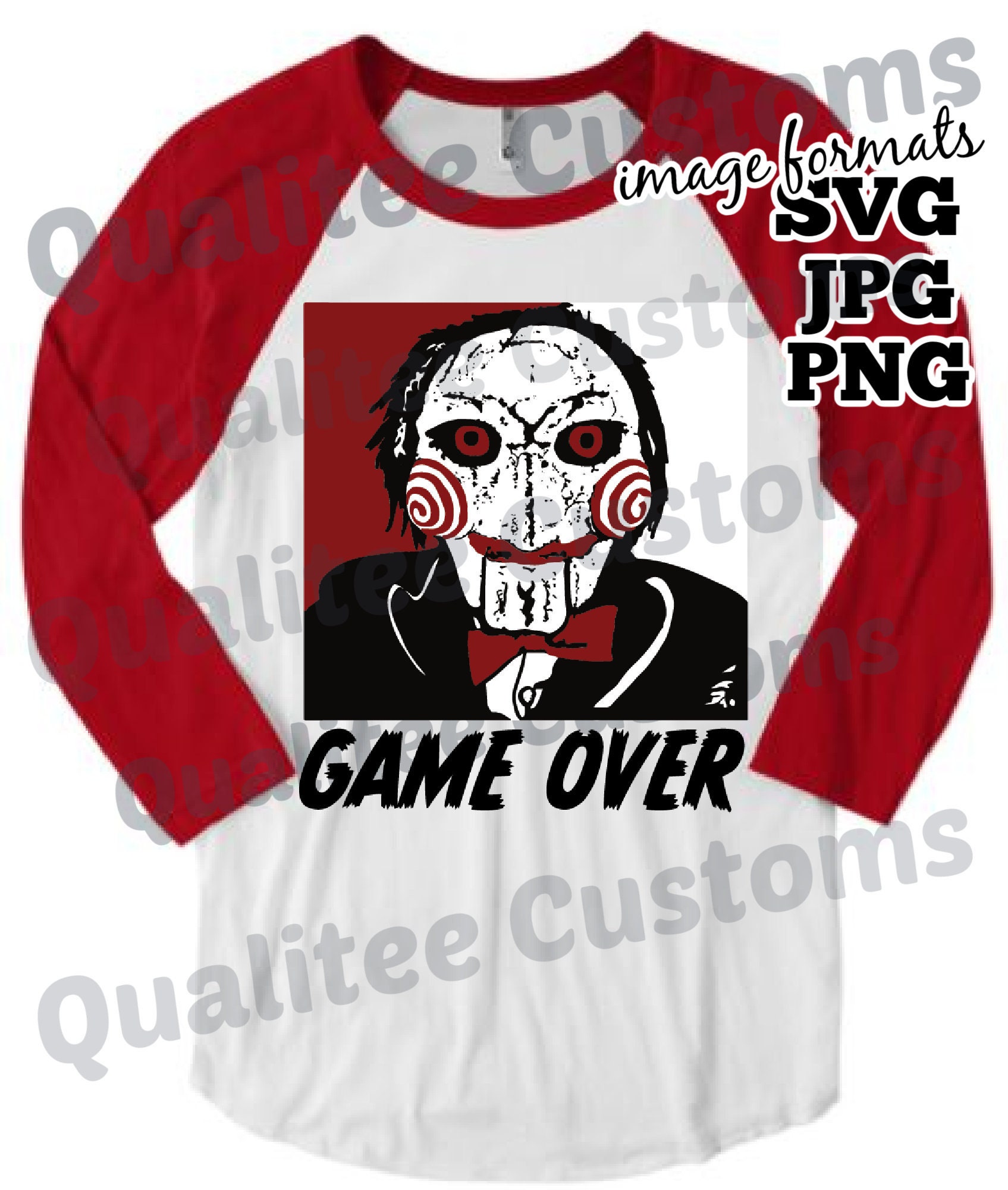 Game Over Saw Jigsaw Halloween Spooky Scary Horrors - Etsy