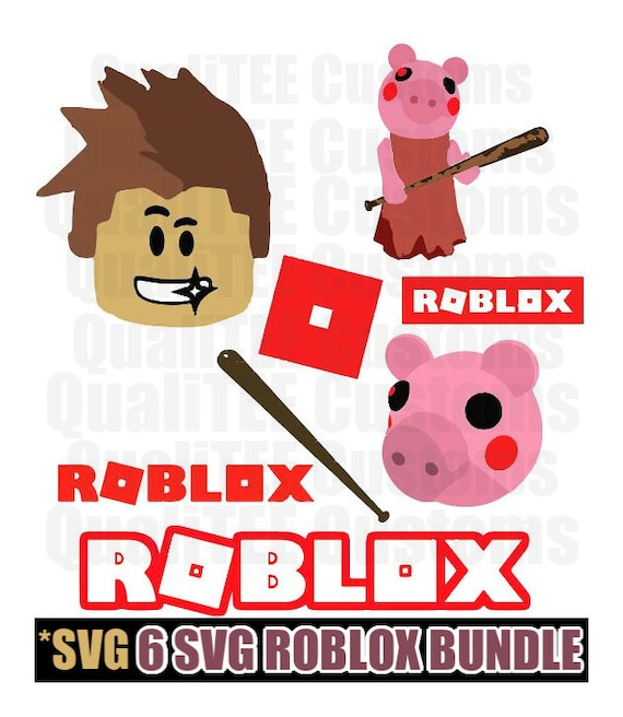 Roblox Bundle Piggy Character Gamer Svg Etsy - etsy roblox svg