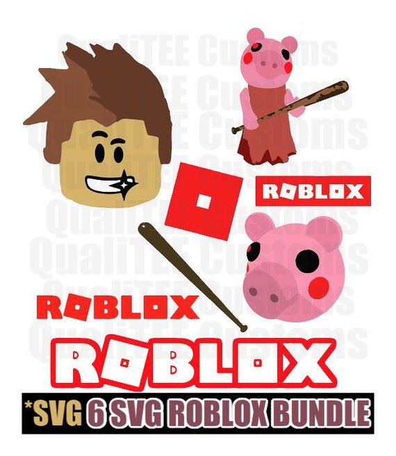 Roblox Bundle Piggy Character Gamer Svg Etsy - etsy roblox svg