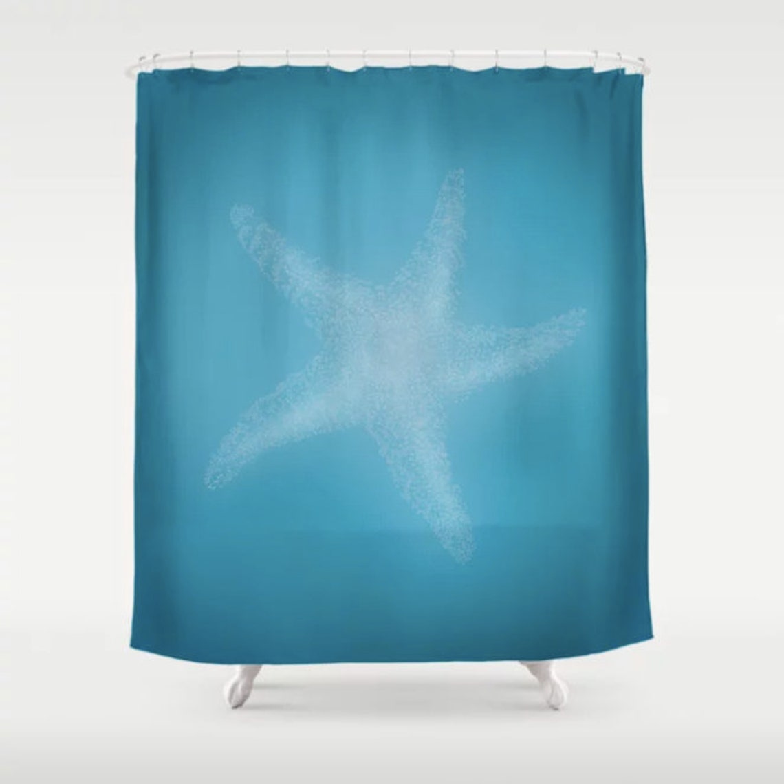 Cubierta de edredón o Comforter Marine tema teal Starfish Ropa | Etsy