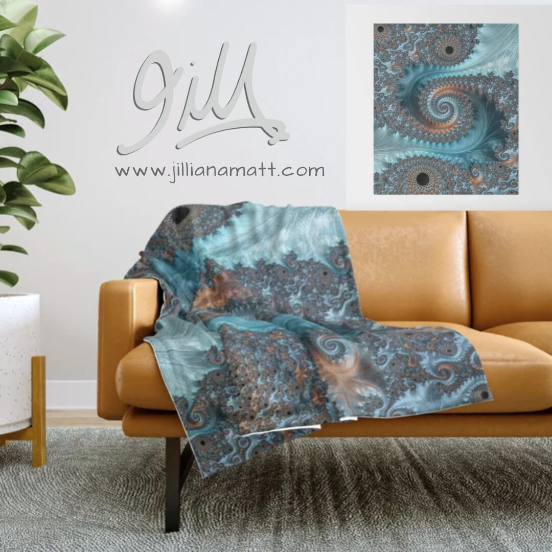 Fleece Throw Blanket King Size Bed Throw Blue Couch Throw Geometric