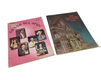 2 WSM Grand Ole Opry History Picture Books, Pink Vol 1 No. 1, Dolly Parton