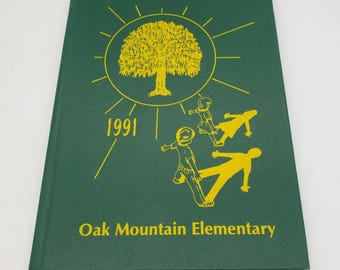 1991 Oak Mountain Elementary School Yearbook, Birmingham AL Alabama, K-6 Grade