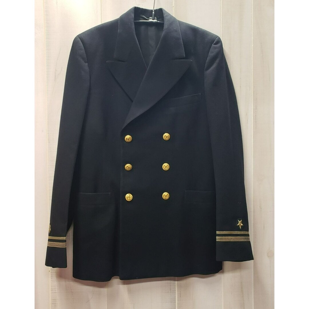Vtg Jacob Reed & Sons Navy Officer Uniform Service Dress Blazer Jr ...