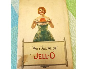 1926 The Charm of Jell-O Recipe Book Vintage Advertising Cookbook Le Roy NY