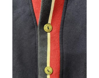 Vintage Russell Athletic Sweatshirt Cardigan 90s XL Cotton Poly