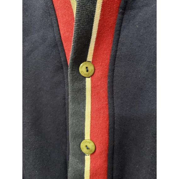 Vintage Russell Athletic Sweatshirt Cardigan 90s XL Cotton Poly