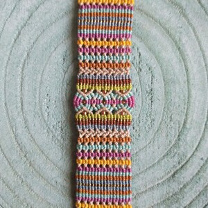 Wide macrame bracelet, ethnic bracelet, macrame bracelet, adjustable wide bracelet, jewelry, costume jewelry, women&#39;s bracelet, boho bracelet
