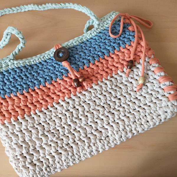Crochet Rag Bag Etsy