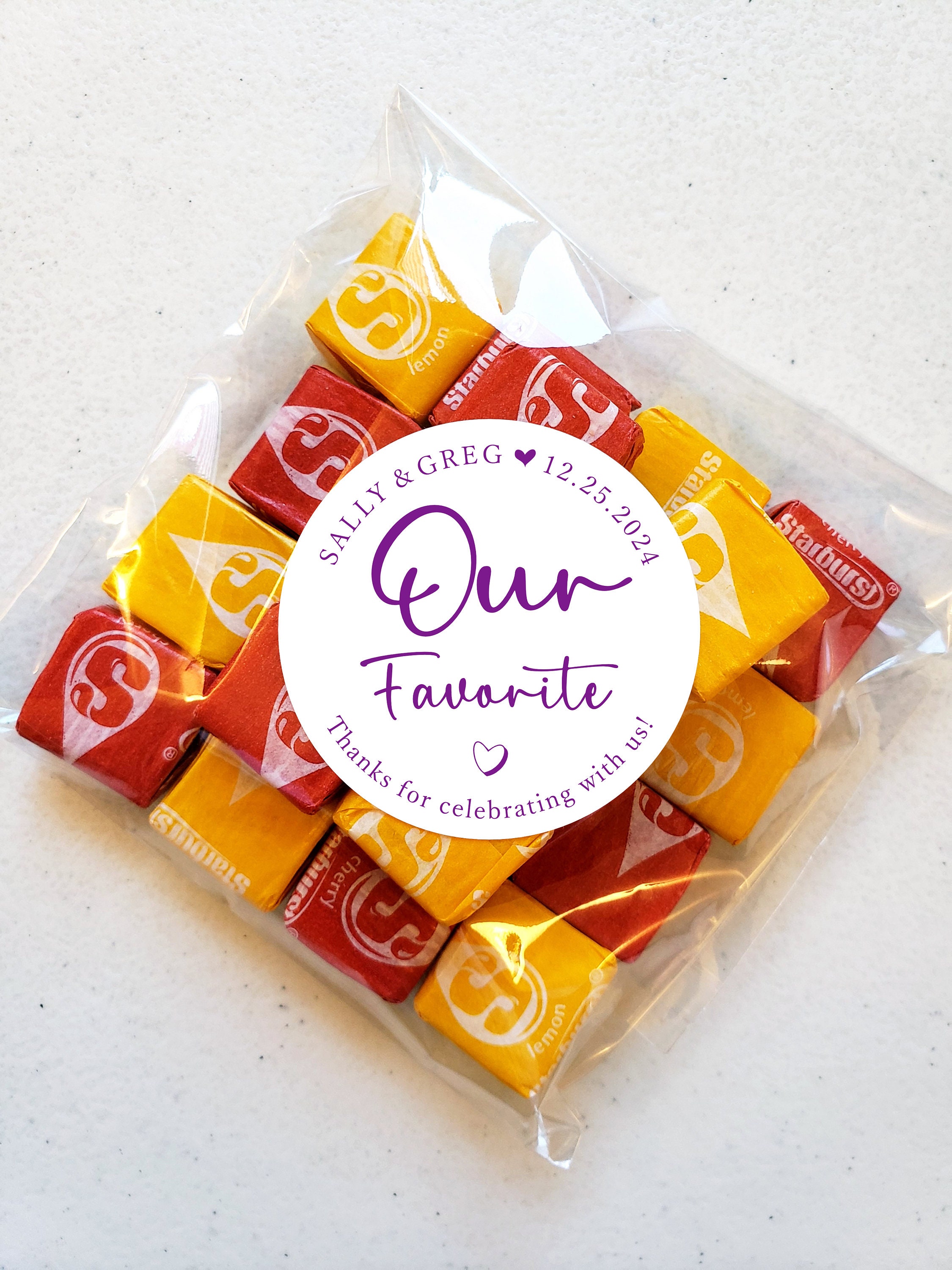 20 His Her Our Wedding Favors Stickers & Bags, His Her Our Favorite Sticker, His Her Favor Label, His Favorite, Her Favorite, Our Favorite