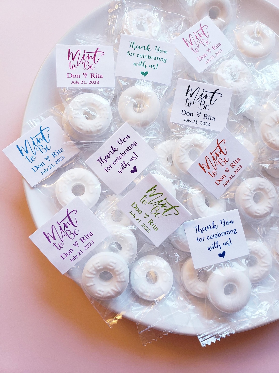 100 Mint to Be Wedding Favors Life Savers Mints for Guest Personalized ...