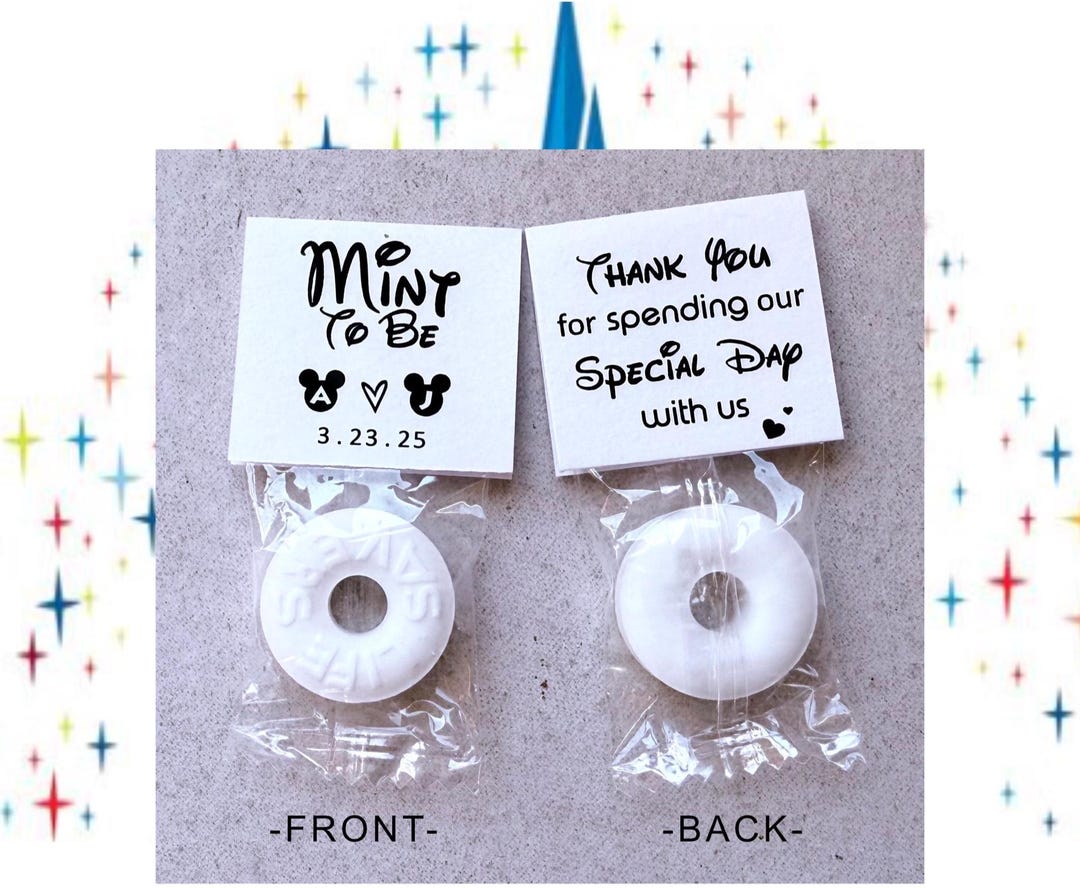 Disney Wedding Favors Mint to Be Life Savers Mints for Guests in Bulk ...